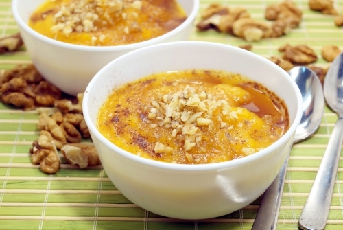 Тыквенное пюре с корицей и мёдом