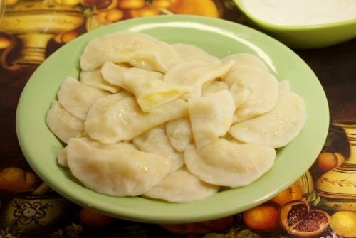 Вареники с картошкой и луком