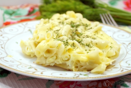 Запеканка из макарон с яйцами