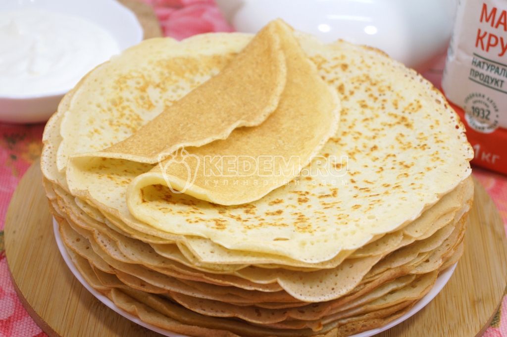 Блины на манной крупе