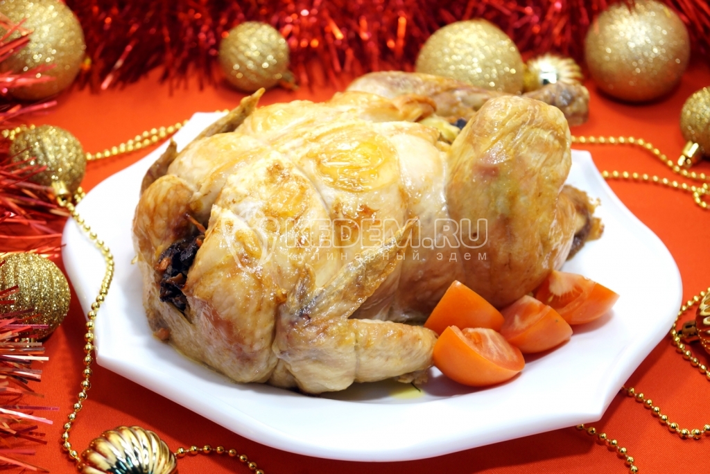Фаршированная курица «Праздничная»