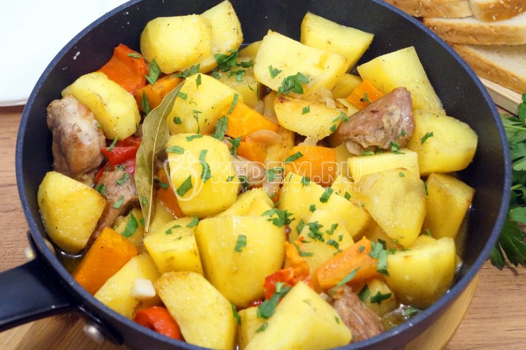 Жаркое из картофеля со свининой