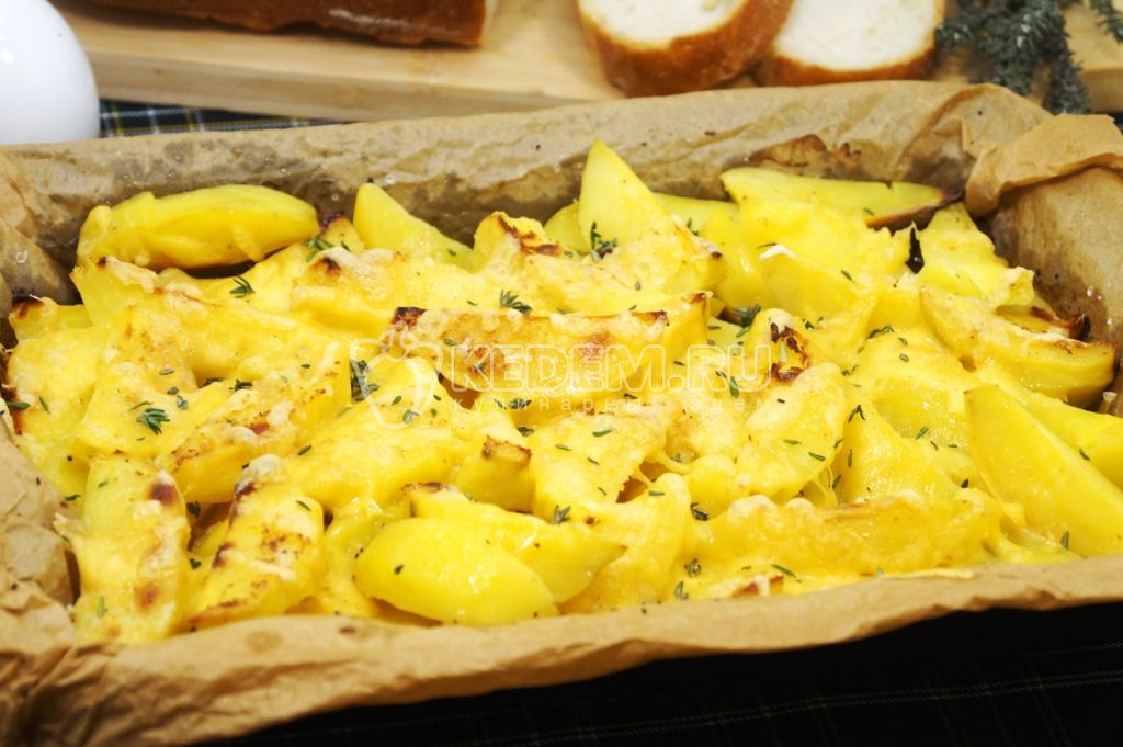Картошка с сыром в духовке