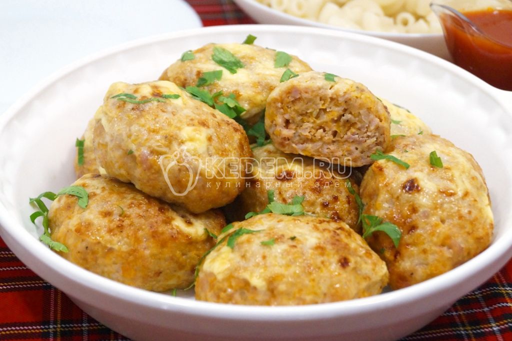 Котлеты с тыквой в духовке