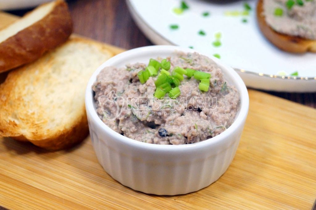 Паштет из печени налима