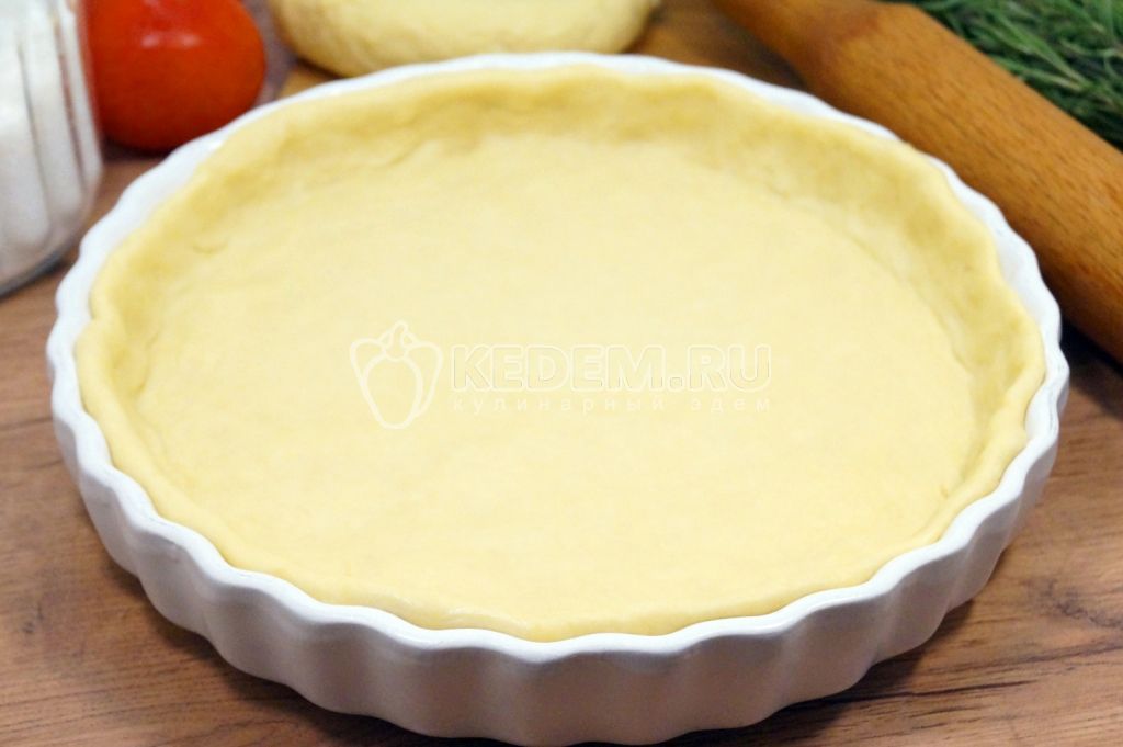 Тесто для открытого пирога