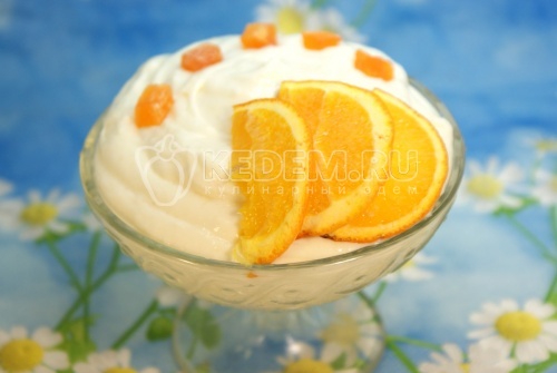 Рецепт Десерт «Апельсиновая нежность»