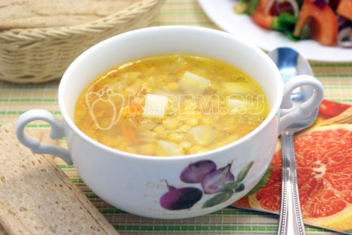 Рецепт Постный гороховый суп